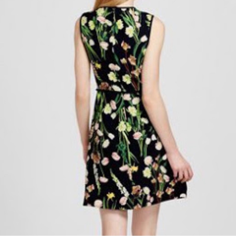 Victoria Beckman for Target Floral Sleeveless Piece Size M Black Green NWOT - Picture 3 of 12